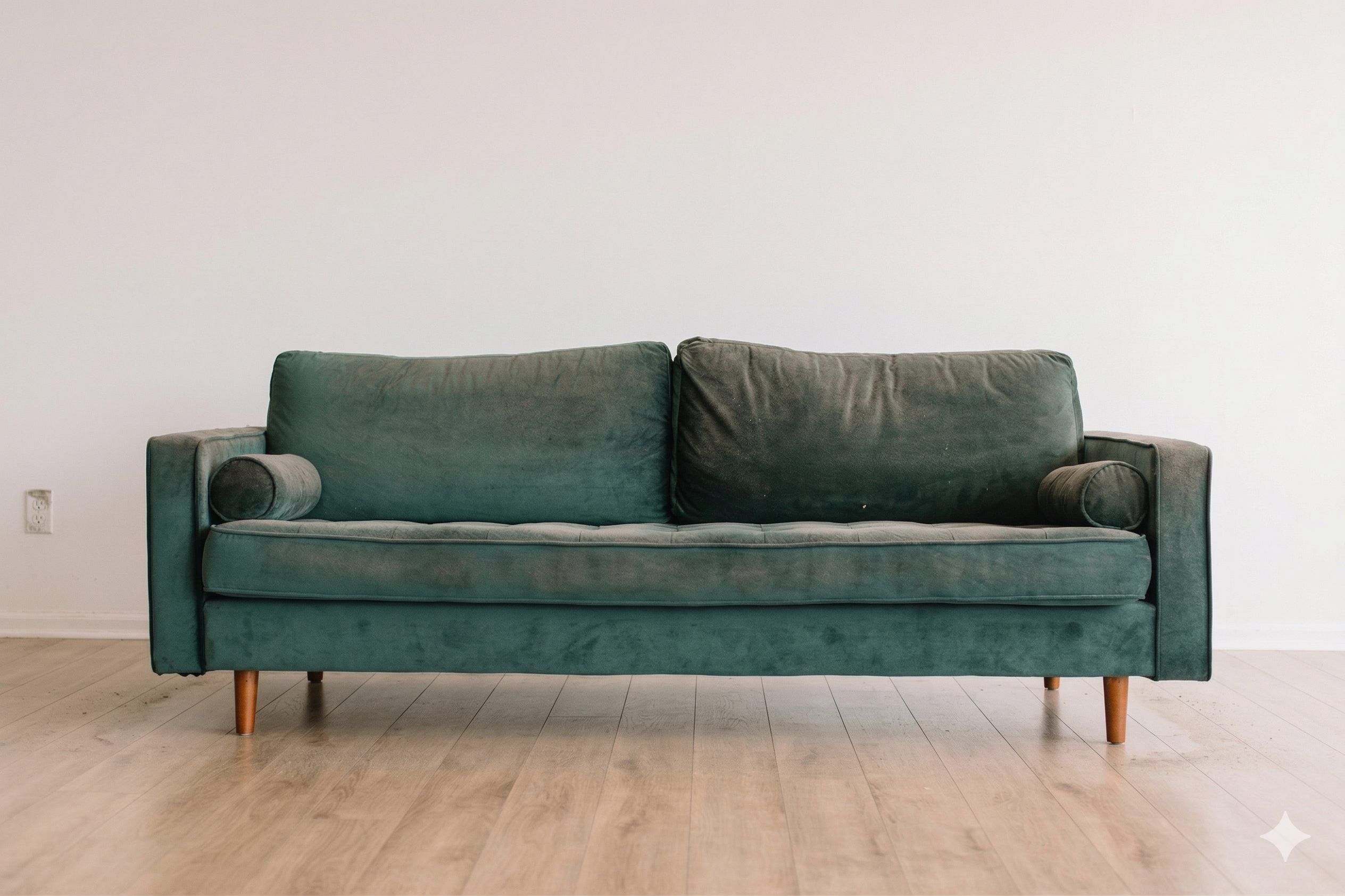 Dirty Sofa Before Cleaning