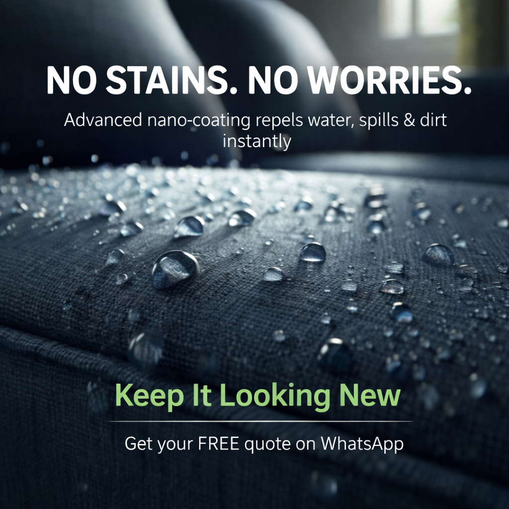 Water Beading on Fabric